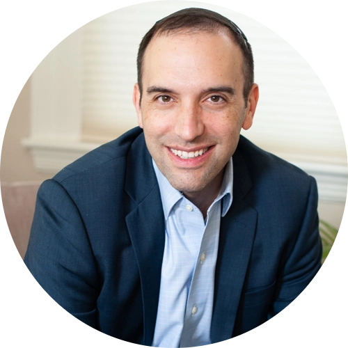 Portrait of Rabbi Marc Baker, President and CEO of Combined Jewish Philanthropies, the Jewish Federation of Boston.