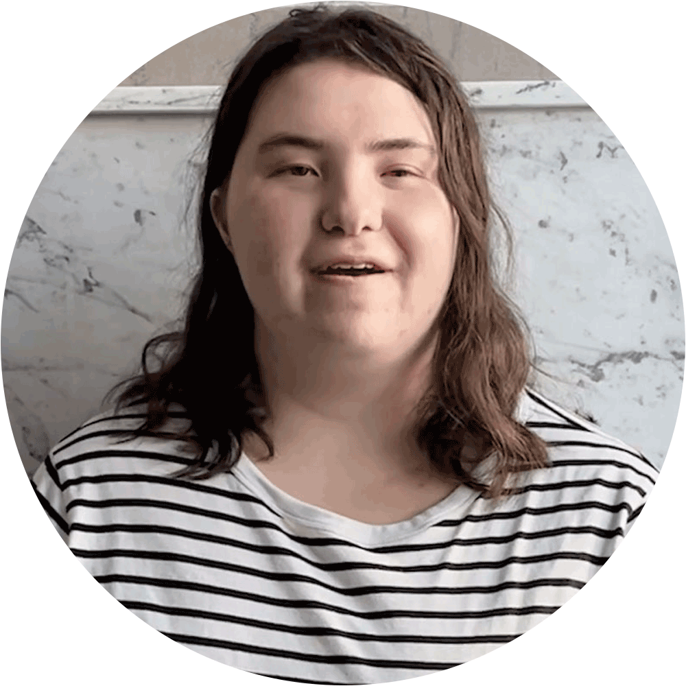 Jewish Community Safety Boston portrait of a community member sharing her story, representing inclusion, dignity, and a caring Jewish community in Greater Boston.